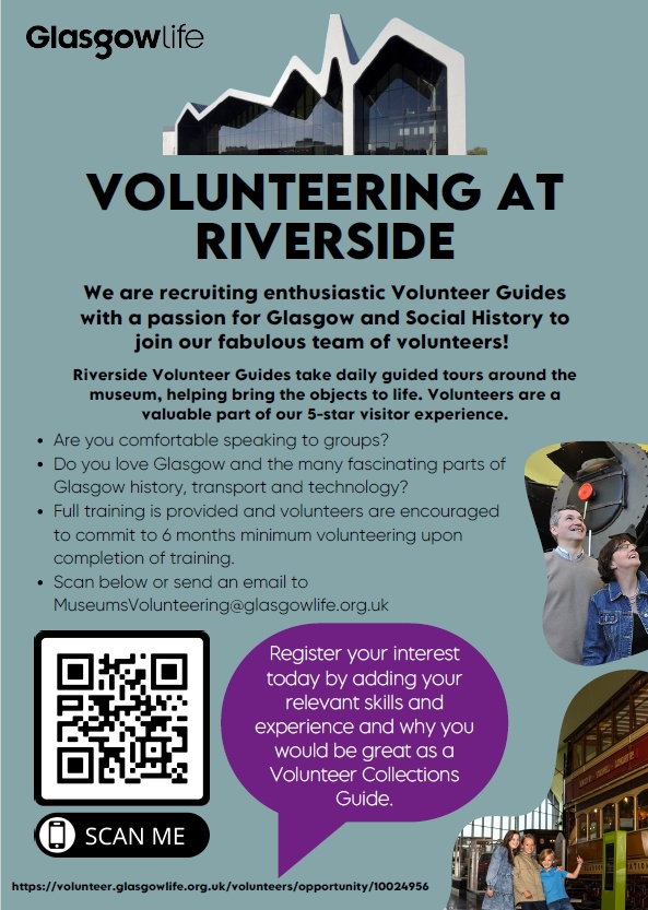 [Recruitment Advert for Volunteer Guides - click for a larger view]